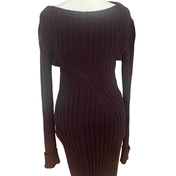 MODA INTERNATIONAL Y2K Vintage Sweater Midi Dress - Picture 2 of 5